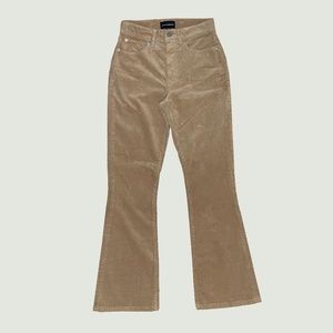 Lucky Brand - Stevie High Rise Flare Tan Corduroy Pants - NWOT